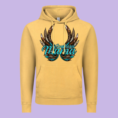 Southern Mama Vintage Hoodie Designed By Jahusdesignshop