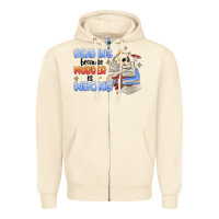 Sandshell reading because murder is wrong Zipper Hoodie - MaliasSmallBusiness