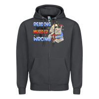Smoke reading because murder is wrong Zipper Hoodie - MaliasSmallBusiness
