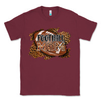 Burgundy football mom Classic Tee - AdoDesignShop