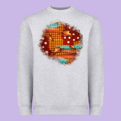 Fall Patch Heavyweight Sweatshirt Designed By Jahusdesignshop