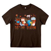 Chocolate Brown basketball tisthe season coffee cups Heavy Core Tee - texasbilliewilder