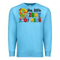 Ocean Blue this little light of mine Premium Sweatshirt - Artiststas