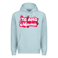 Blue Mist te amo mama Premium Hoodie - JahusDesignShop
