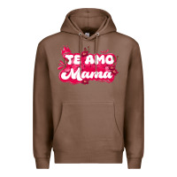 Chestnut te amo mama Premium Hoodie - JahusDesignShop