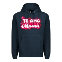Navy te amo mama Premium Hoodie - JahusDesignShop
