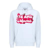 White te amo mama Premium Hoodie - JahusDesignShop