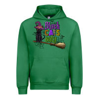 Emerald black cats only Urban Hoodie - CowGirlArtShop