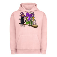 Pigment Salmon black cats only Urban Hoodie - CowGirlArtShop