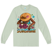 Matcha Hello sunshine Long Sleeve Tee - NancyCooperArtShop