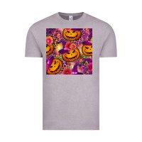 Vintage Zinc halloween witchy pumpkin seamless pattern Vintage Tee - BundleAndBundleShop