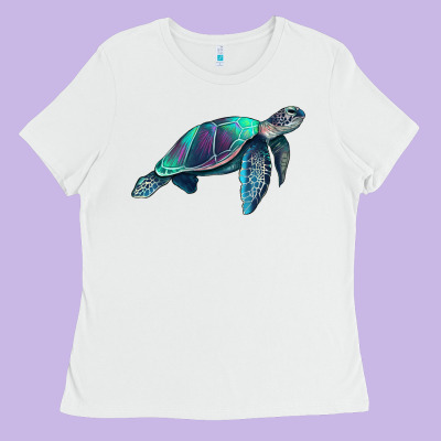 Ladies Tee turtle