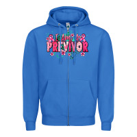 True Royal i am a previvor Zipper Hoodie - NancyCooperArtShop
