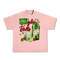 Salmon gin`gle bells with bottle and cocktail Urban Heavy Tee - AdoDesignShop