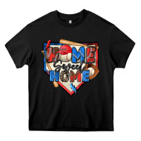 Black home sweet home baseball Heavy Core Tee - Zillion Design Studio
