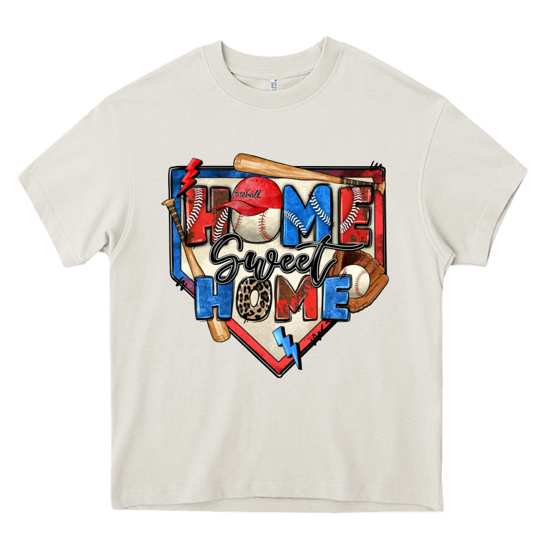 Home Sweet Home Baseball Heavy Core Tee by Zillion Design Studio | Teevron