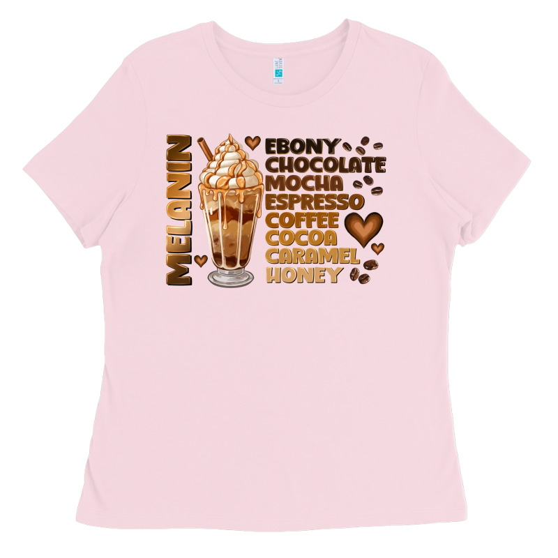 Melanin Coffee Ladies Tee by JahusDesignShop | Teevron
