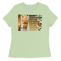 Matcha melanin coffee Ladies Tee - JahusDesignShop
