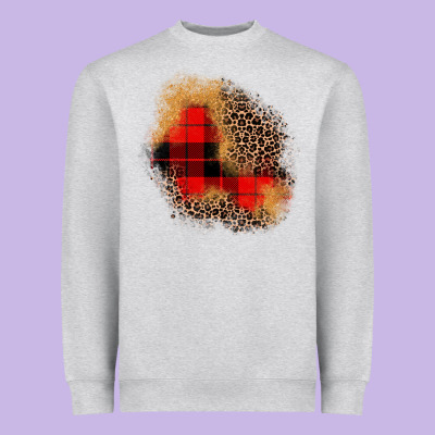 Christmas Patch Heavyweight Sweatshirt Designed By Jahusdesignshop