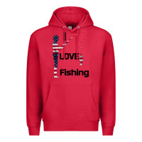 Cardinal I love fishing Premium Hoodie - Bettercallsaul