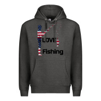 Charcoal Heather I love fishing Premium Hoodie - Bettercallsaul