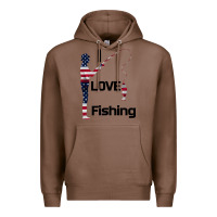 Chestnut I love fishing Premium Hoodie - Bettercallsaul