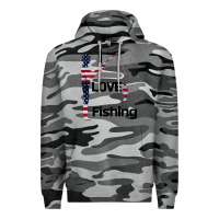 Slate Camo I love fishing Premium Hoodie - Bettercallsaul