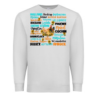 Dove Grey chicken typography Premium Sweatshirt - Artiststas