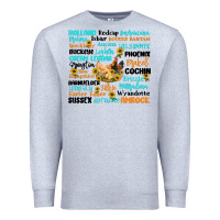 Heather Grey chicken typography Premium Sweatshirt - Artiststas