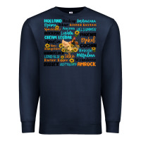 Navy chicken typography Premium Sweatshirt - Artiststas