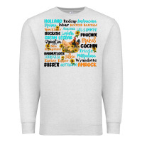 Oatmeal Heather chicken typography Premium Sweatshirt - Artiststas