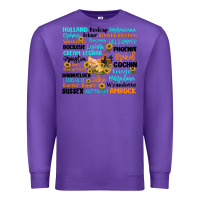 Purple chicken typography Premium Sweatshirt - Artiststas