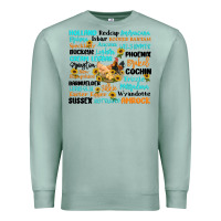 Seafoam chicken typography Premium Sweatshirt - Artiststas