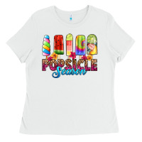 White popsicle season Ladies Tee - RanaPortraitStore