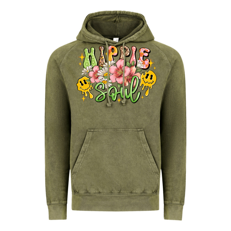 Hippie Soul Vintage Hoodie by JahusDesignShop | Teevron