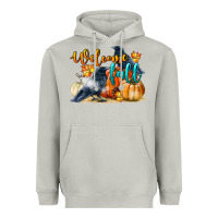 Moon Dust Welcome Fall With Crow Heavyweight Hoodie - LillyAllenDesigns