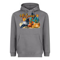 Storm Welcome Fall With Crow Heavyweight Hoodie - LillyAllenDesigns