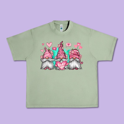 Valentines Day Gnomes Urban Heavy Tee Designed By Jasminsmagicworld