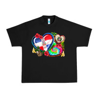 Black western leopard  dominican republic  hearts Urban Heavy Tee - AdoDesignShop