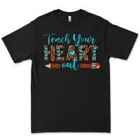 Black teach your heart out Premium Tee - texasbilliewilder