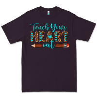 Plum teach your heart out Premium Tee - texasbilliewilder