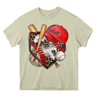 Mossy baseball home plate Heavy Core Tee - Zillion Design Studio