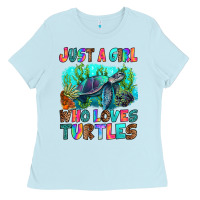 Just A Girl Who Loves Turtles Ladies Tee | Teevron