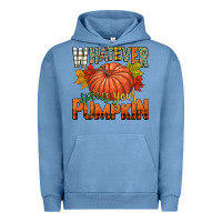 Pigment Pebble Blue whatever spices your pumpkin Urban Hoodie - CowGirlArtShop