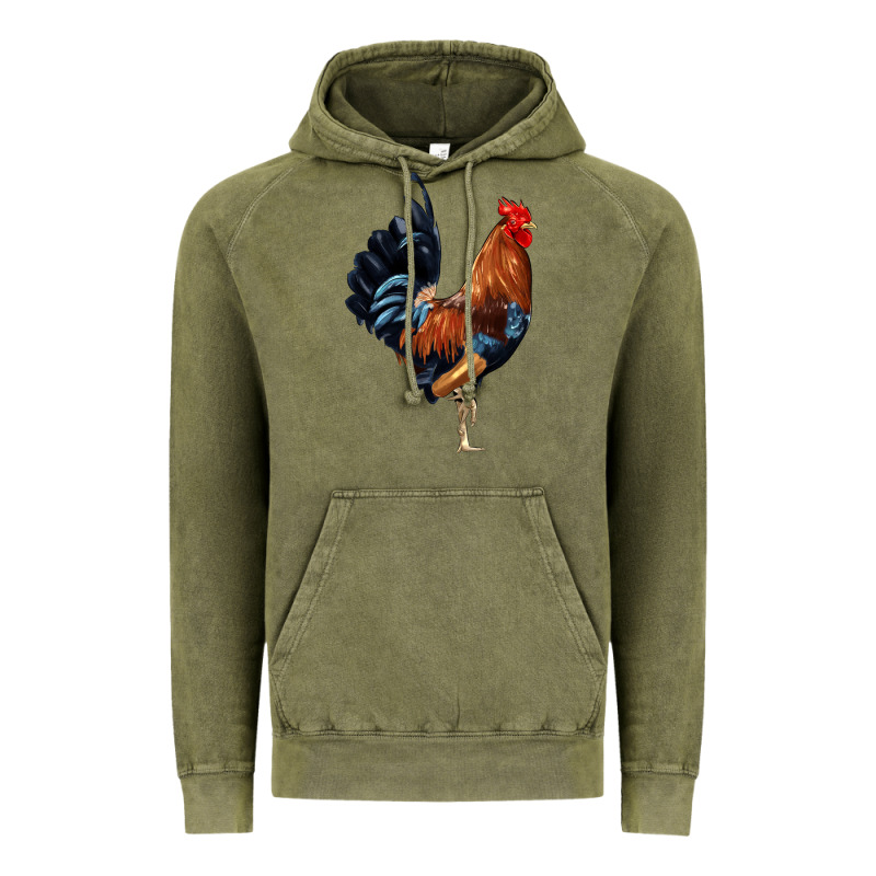 Cockerel Vintage Hoodie by JahusDesignShop | Teevron