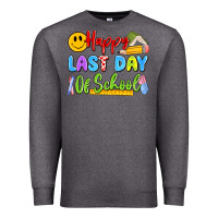 Charcoal Heather happy last day of school Premium Sweatshirt - Artiststas