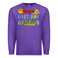Purple happy last day of school Premium Sweatshirt - Artiststas