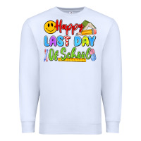 White happy last day of school Premium Sweatshirt - Artiststas