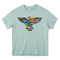 Arona thunderbird with usa flag and sunflowers Heavy Core Tee - Artiststas