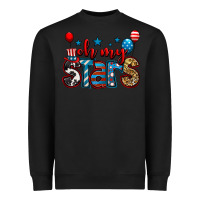 Black oh my stars 4th of july Heavyweight Sweatshirt - Jasminsmagicworld